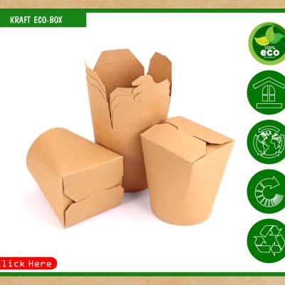 HỘP GIẤY ĐÁY TRÒN, NẮP VUÔNG ĐỰNG MÌ XÀO